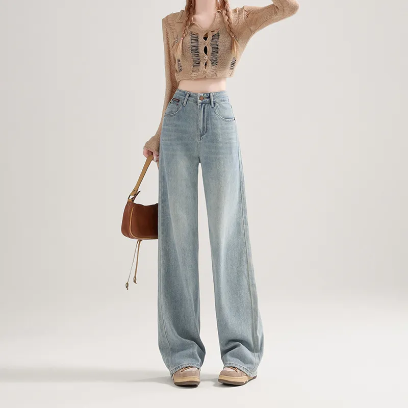 Enhanced Jeans Women's Light Blue-2