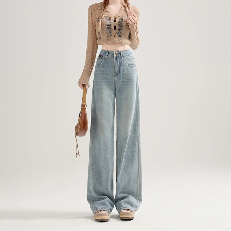 Enhanced Jeans Women's Light Blue-3
