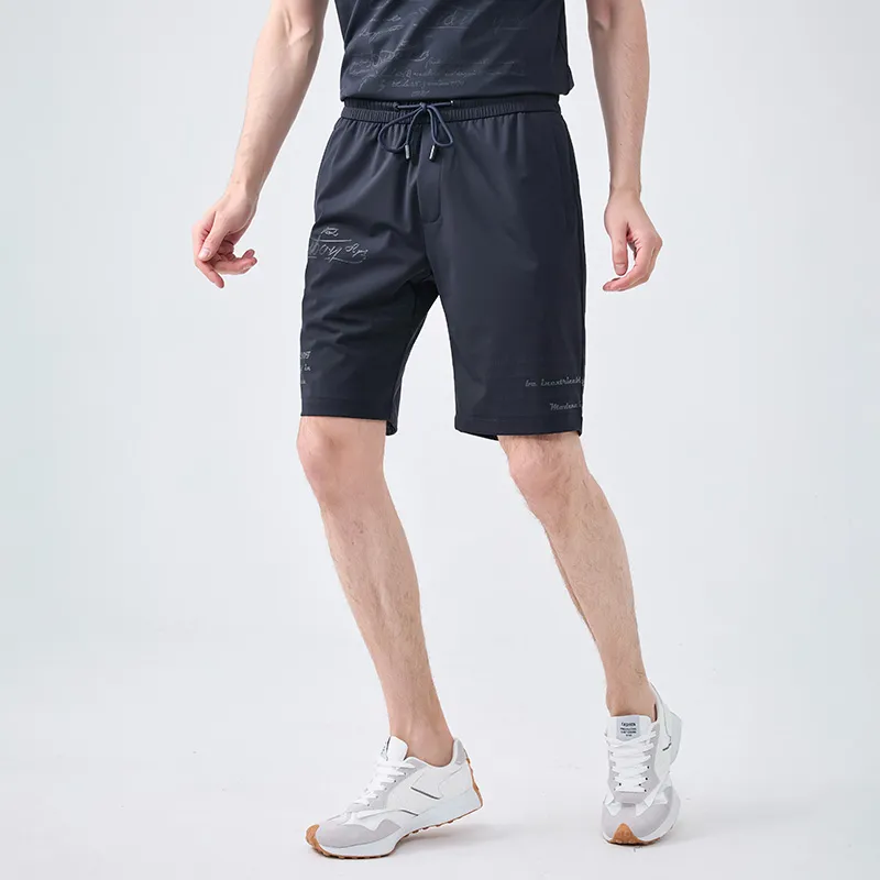 DIDIBOY SS24 Casual Shorts Men's Navy Blue-4