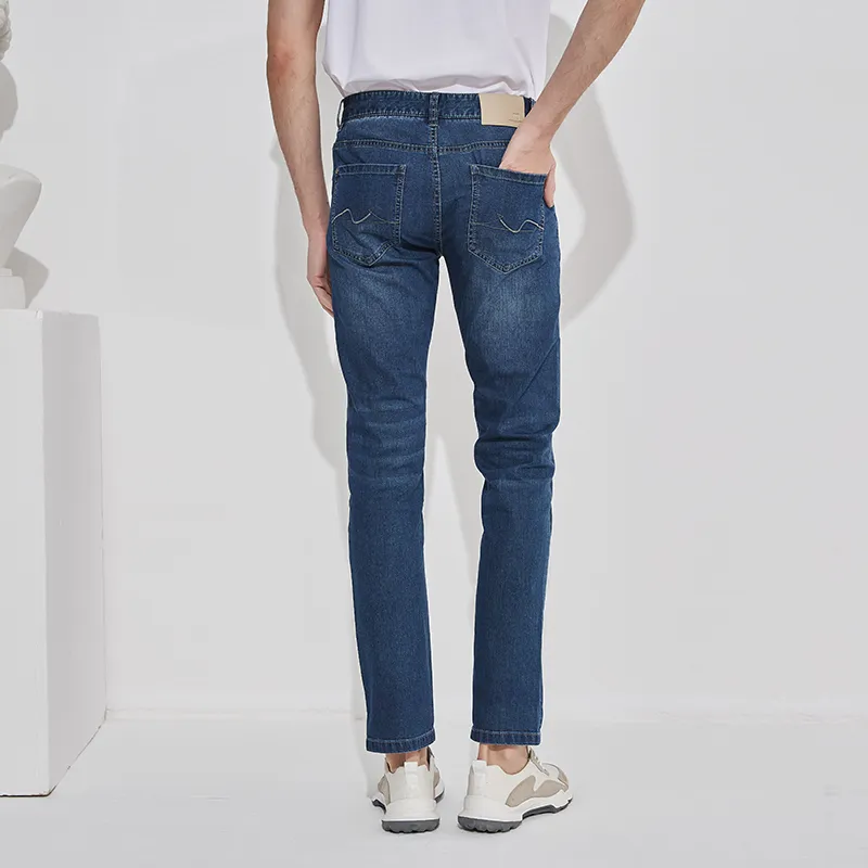 DIDIBOY Jeans Men Light Blue-4