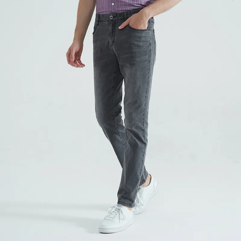DIDIBOY Jeans Men Dark Gray-5
