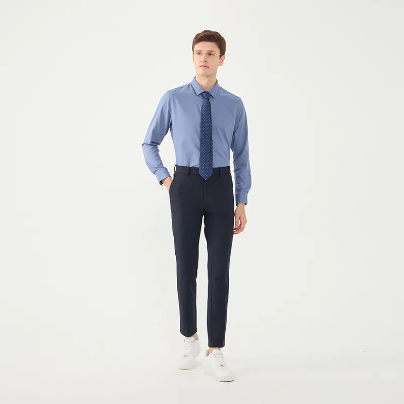 DIDIBOY Casual Pants Men's Royal Blue-4