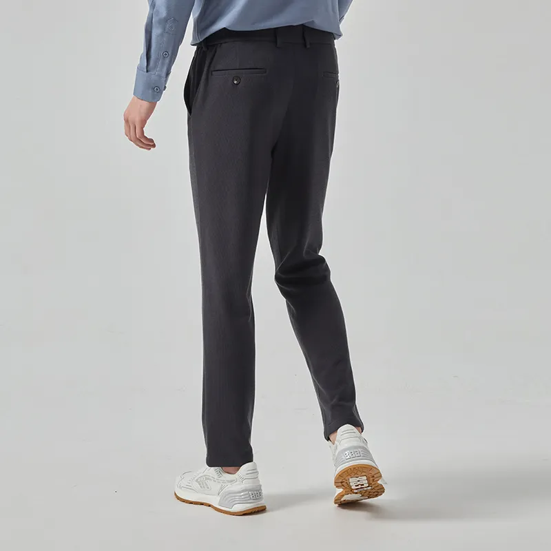 DIDIBOY Suit Trouser Men's Blue Plaid-1