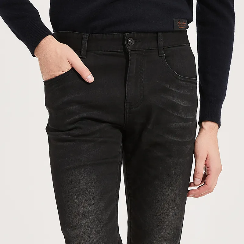 DIDIBOY FW24 Jeans Men's Black Gray Color-6