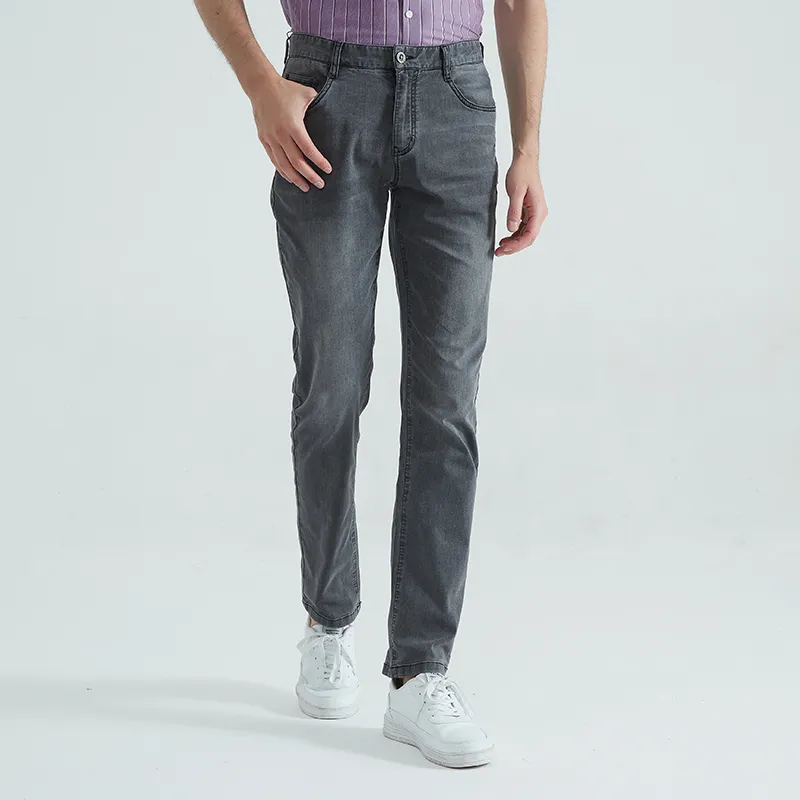 DIDIBOY Jeans Men Dark Gray-3