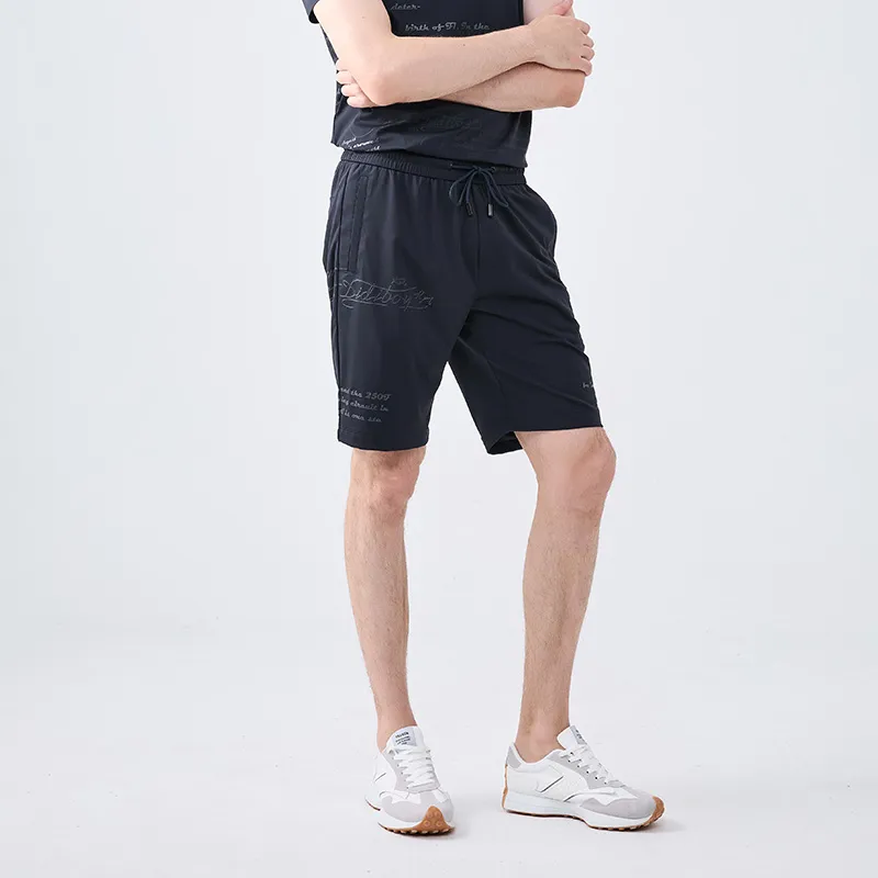 DIDIBOY SS24 Casual Shorts Men's Navy Blue-5