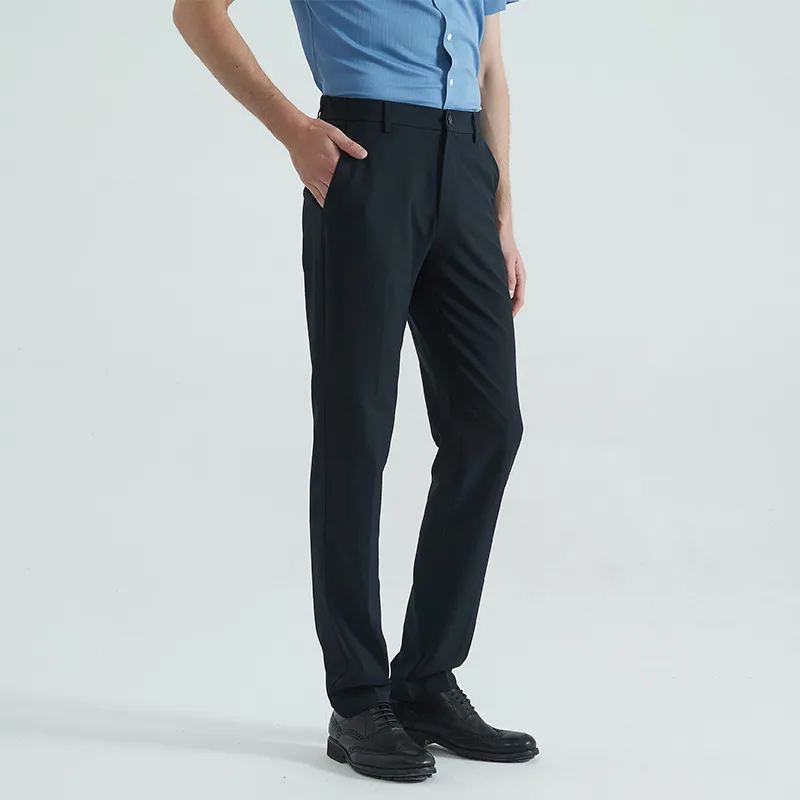 DIDIBOY SS24 Casual Pants Men's Navy Blue-2
