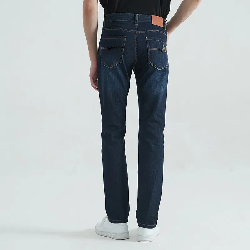 DIDIBOY Jeans Men Denim Dark Blue-6