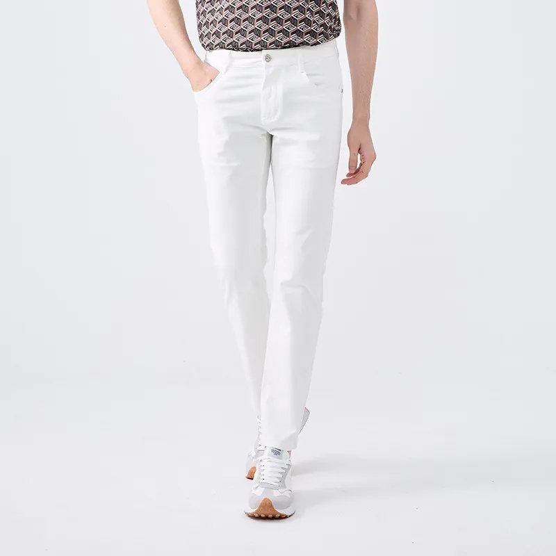 DIDIBOY Jeans Men White-4