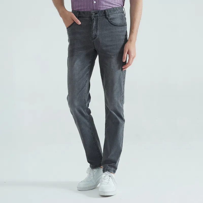 DIDIBOY Jeans Men Dark Gray-4