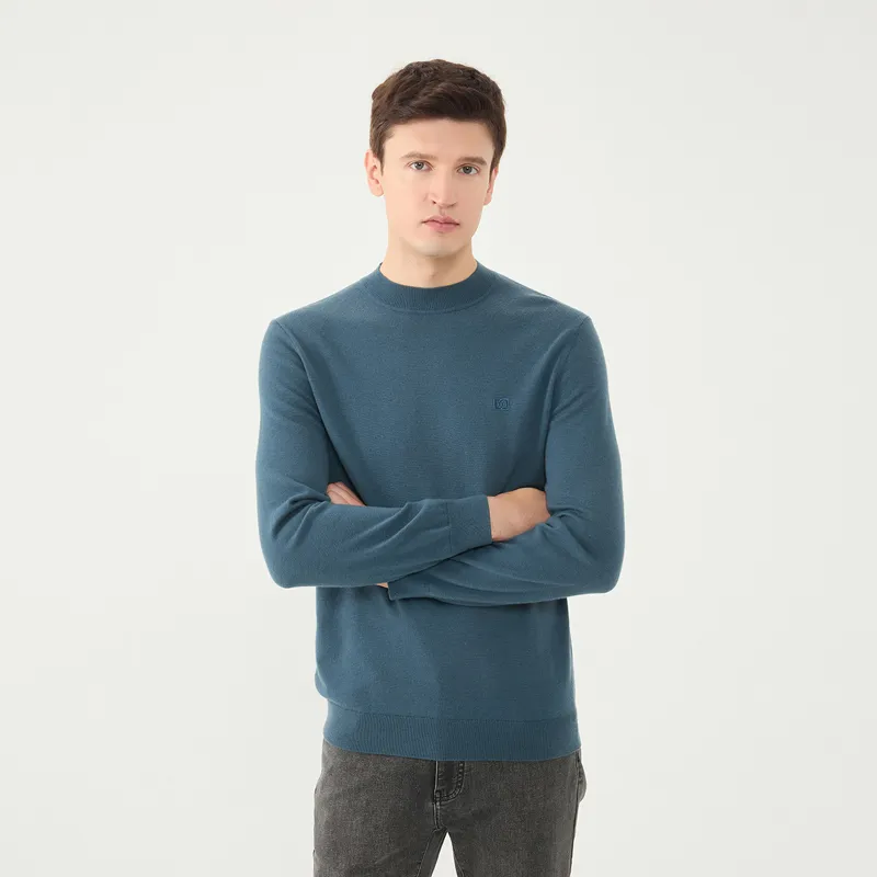 DIDIBOY FW24 Sweater Men Lake Blue-3