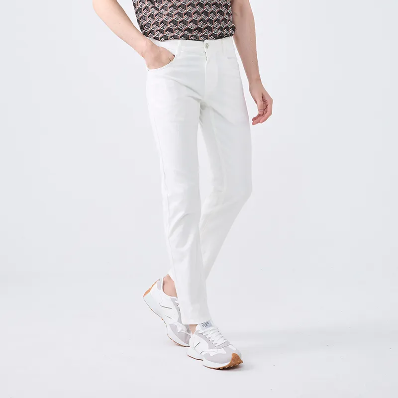 DIDIBOY Jeans Men White-2