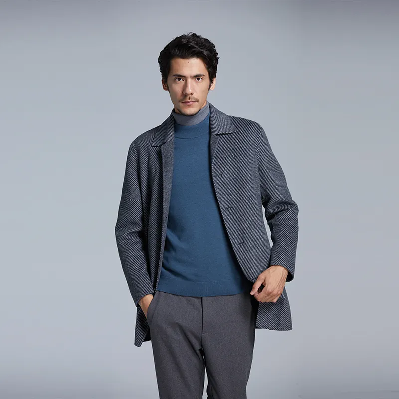 DIDIBOY FW24 Coats Men's Dark Gray-2