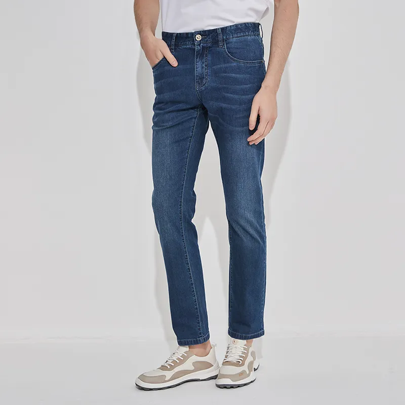 DIDIBOY Jeans Men Light Blue-3