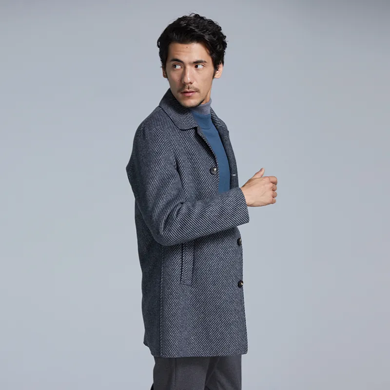 DIDIBOY FW24 Coats Men's Dark Gray-6