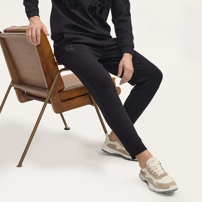 DIDIBOY Casual Pants Men's Black-6
