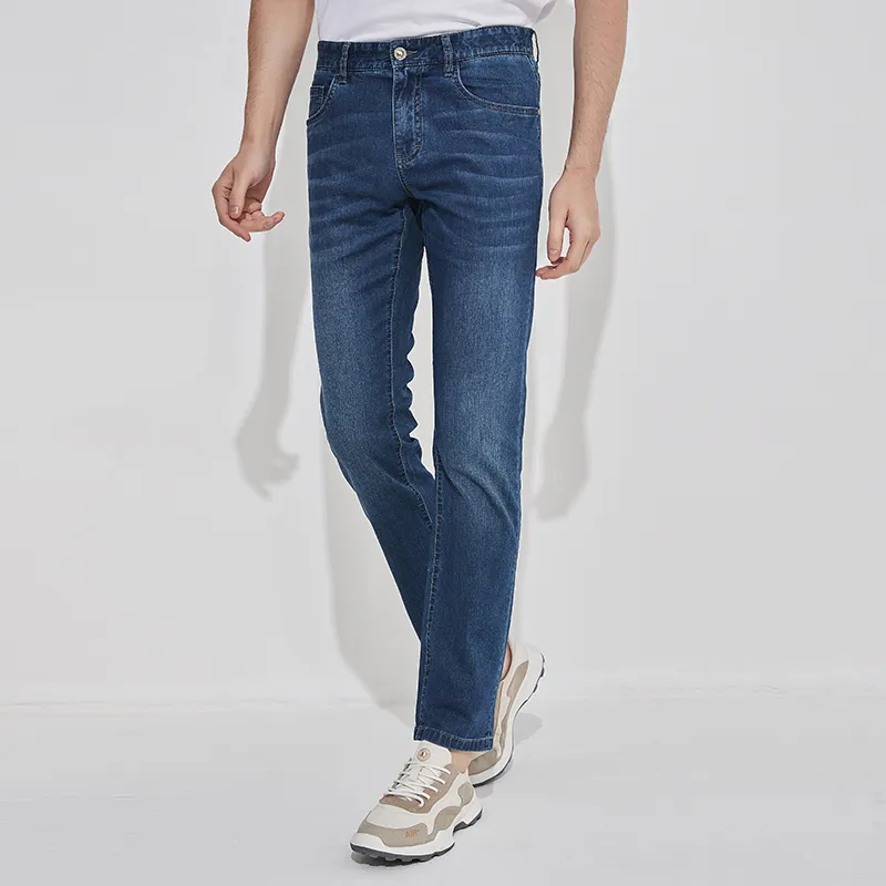 DIDIBOY Jeans Men Light Blue-2