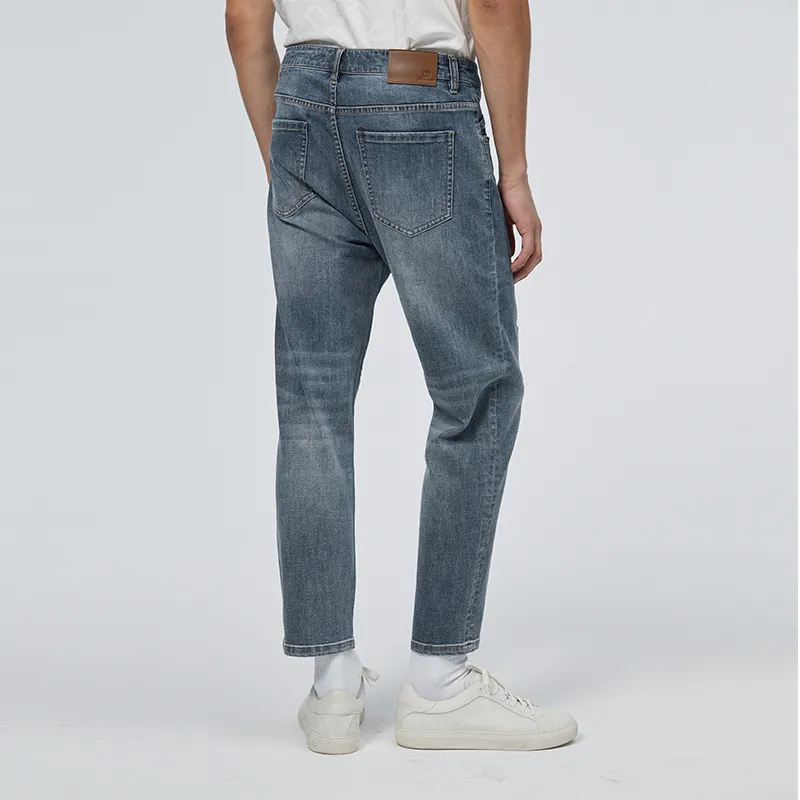 DIDIBOY Jeans Men Denim Light Blue-3
