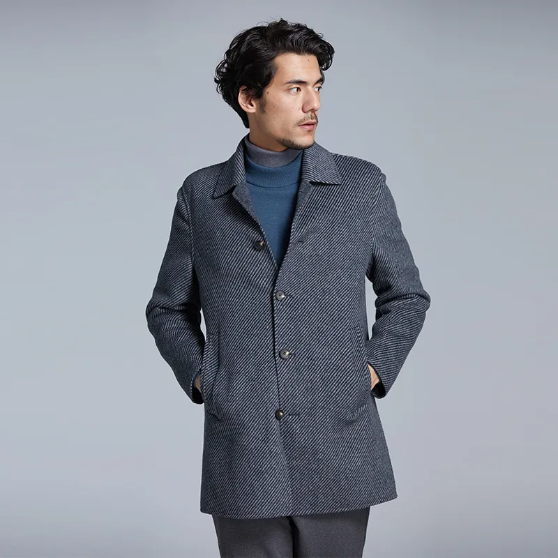 DIDIBOY FW24 Coats Men's Dark Gray-3