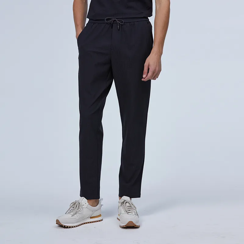 DIDIBOY Casual Pants Men Dark Gray-3