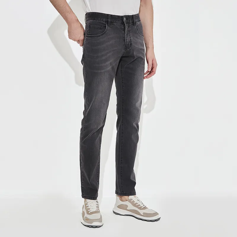DIDIBOY Jeans Men Dark Gray-3