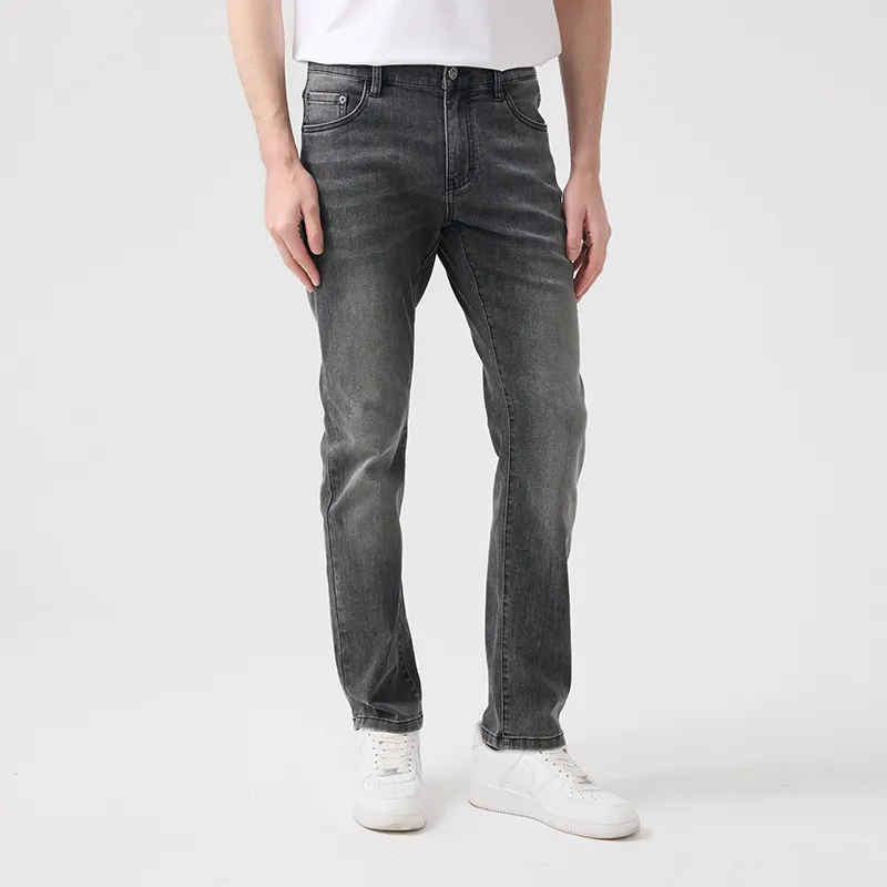 DIDIBOY Jeans Men Dark Gray-3