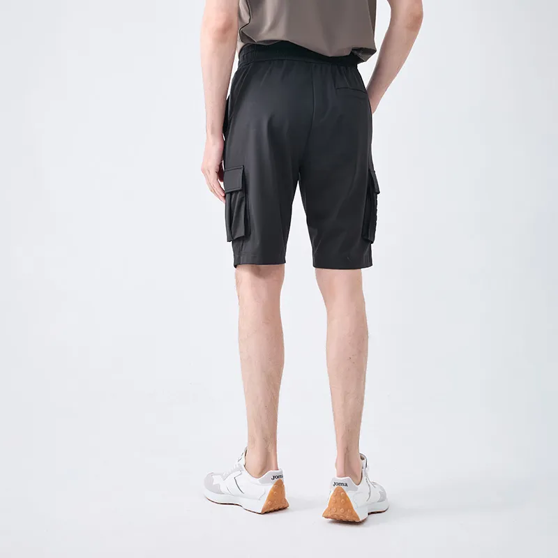 DIDIBOY Cargo Shorts Men's Black-4