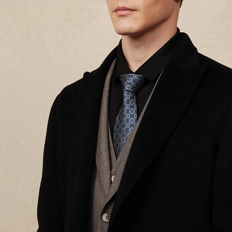 DIDIBOY Coats Men Black-6