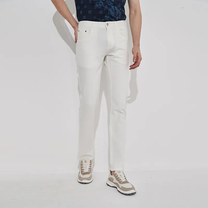 DIDIBOY Jeans Men White-6