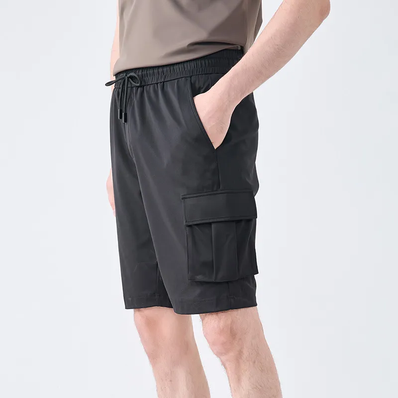 DIDIBOY Cargo Shorts Men's Black-5
