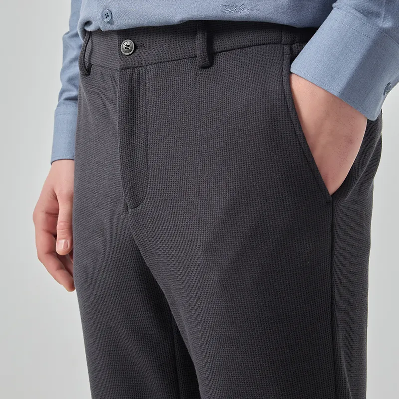 DIDIBOY Suit Trouser Men's Blue Plaid-4