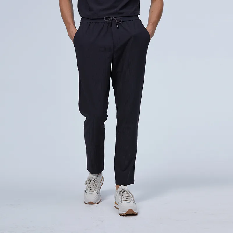 DIDIBOY Casual Pants Men Dark Gray-2