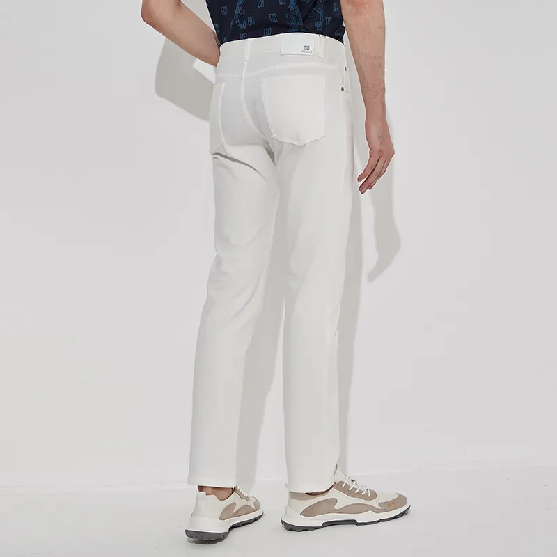 DIDIBOY Jeans Men White-5