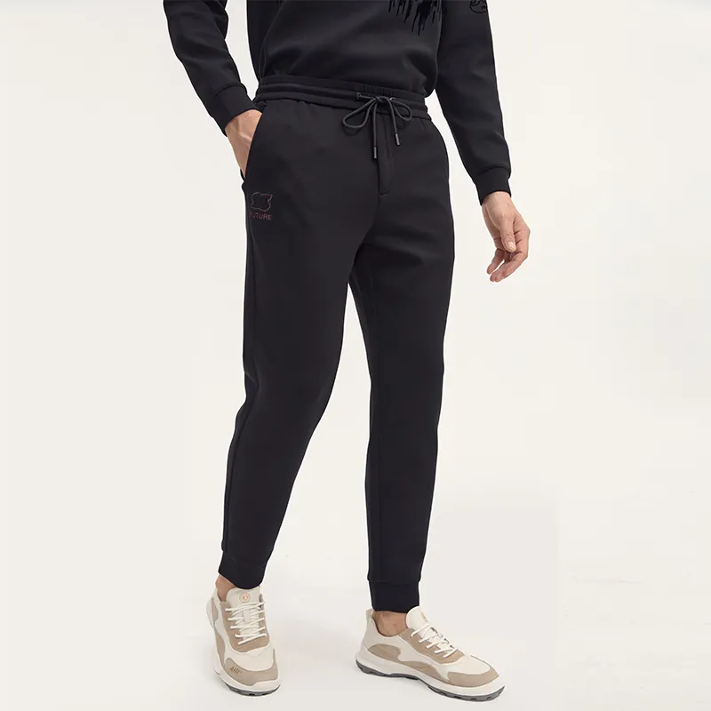 DIDIBOY Casual Pants Men's Black-3