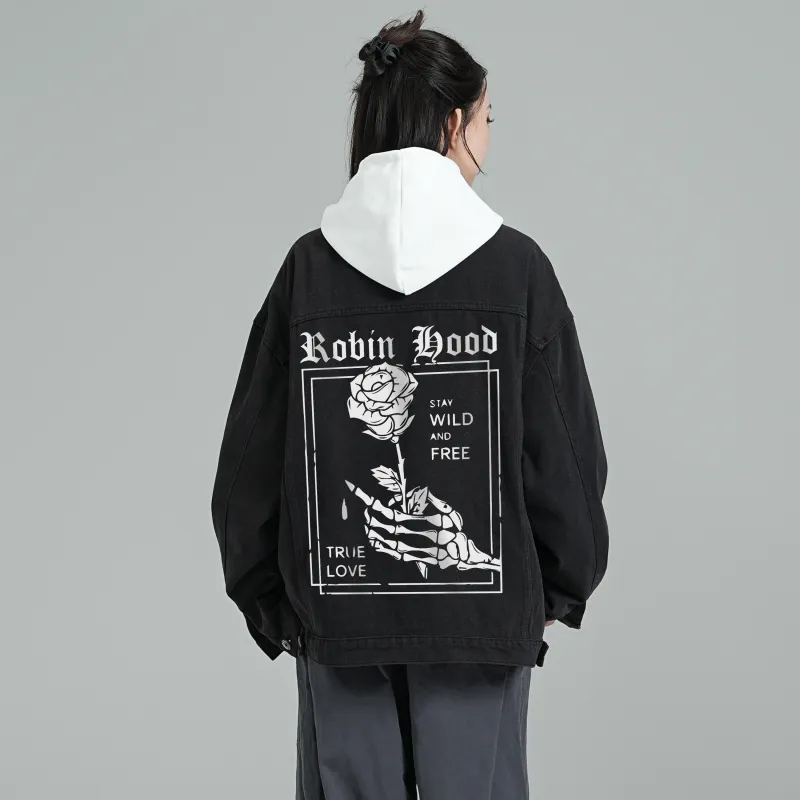 ROBINHOOD Denim Jackets Unisex-8