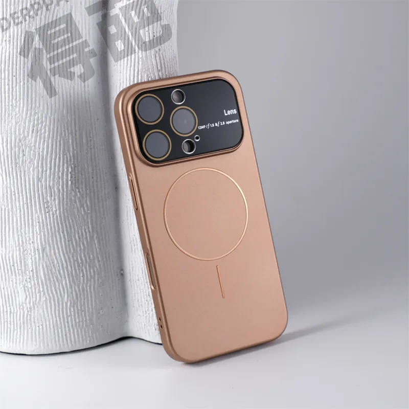 DEPA PC Material Fully Enclosed Large Lens Window Phone Cases Compatible With Apple 12/13/14/15/16 Series Minimalist-1