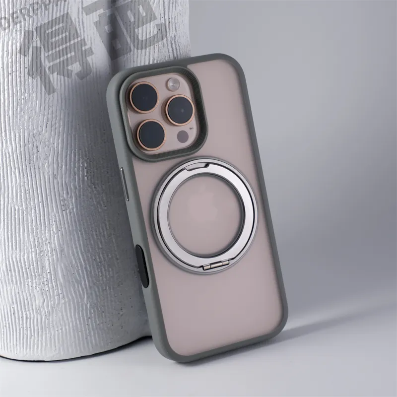 DEPA PC Material Skin Friendly Magnetic Stand Phone Cases Compatible With Apple 13/14/15/16 Series-1