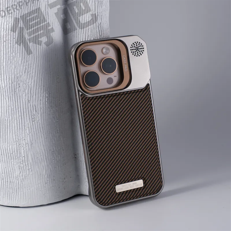 DEPA PC Material Frameless Carbon Fiber Texture Magnetic Phone Cases Compatible With Apple 12 16 Collection-1