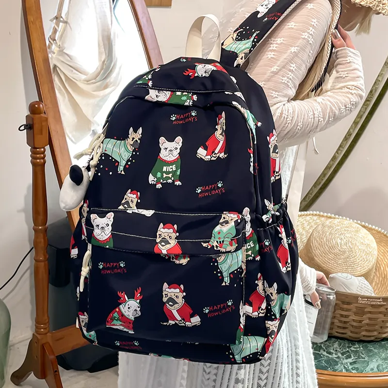 Gorora Nylon Backpack Regular Women's Multicolor-8