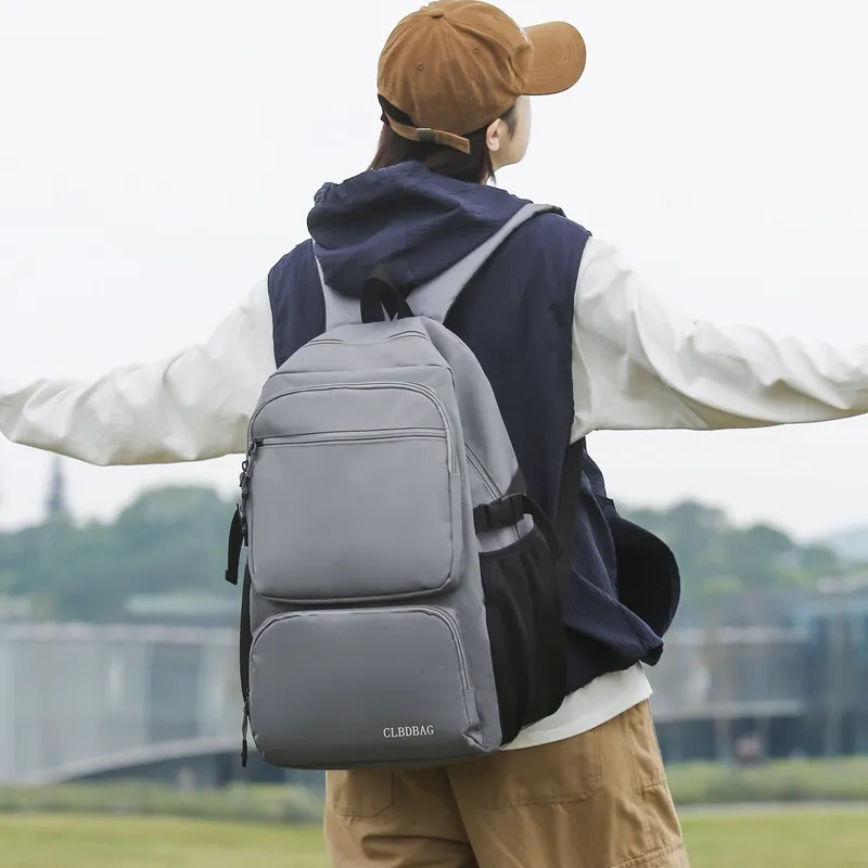 Gorora Nylon Backpack Regular Unisex Multicolor-3
