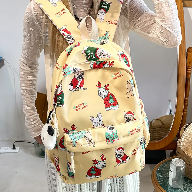 Gorora Nylon Backpack Regular Women's Multicolor-2