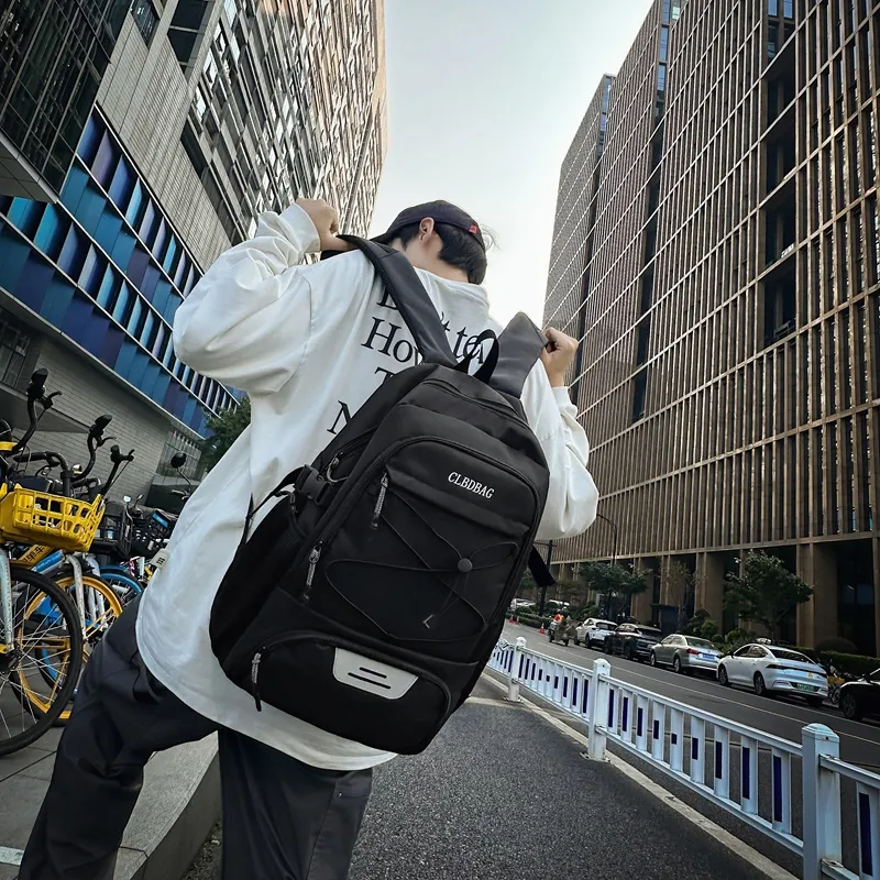 Gorora Nylon Backpack Regular Unisex Multicolor-3