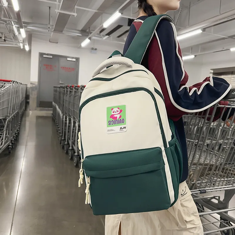 Gorora Nylon Backpack Regular Women's Multicolor-1