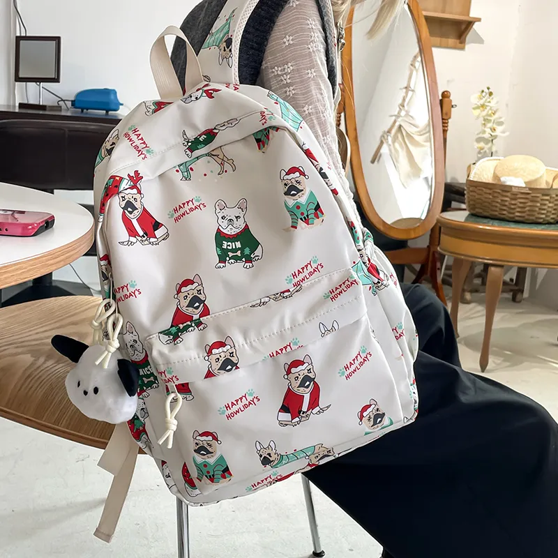 Gorora Nylon Backpack Regular Women's Multicolor-5