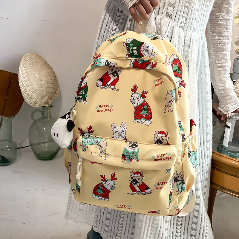 Gorora Nylon Backpack Regular Women's Multicolor-1