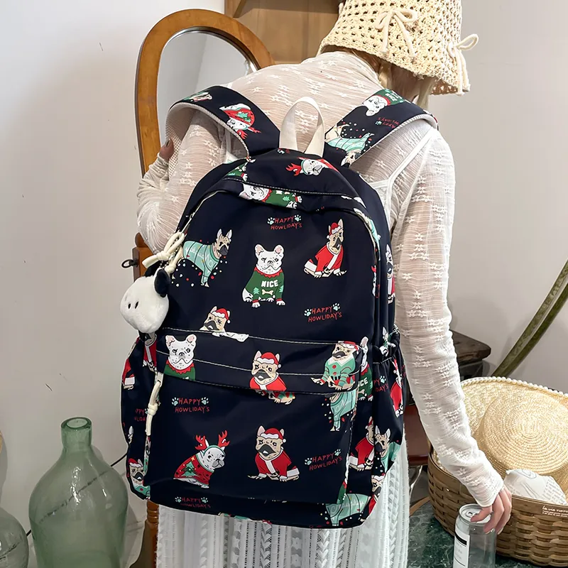 Gorora Nylon Backpack Regular Women's Multicolor-9