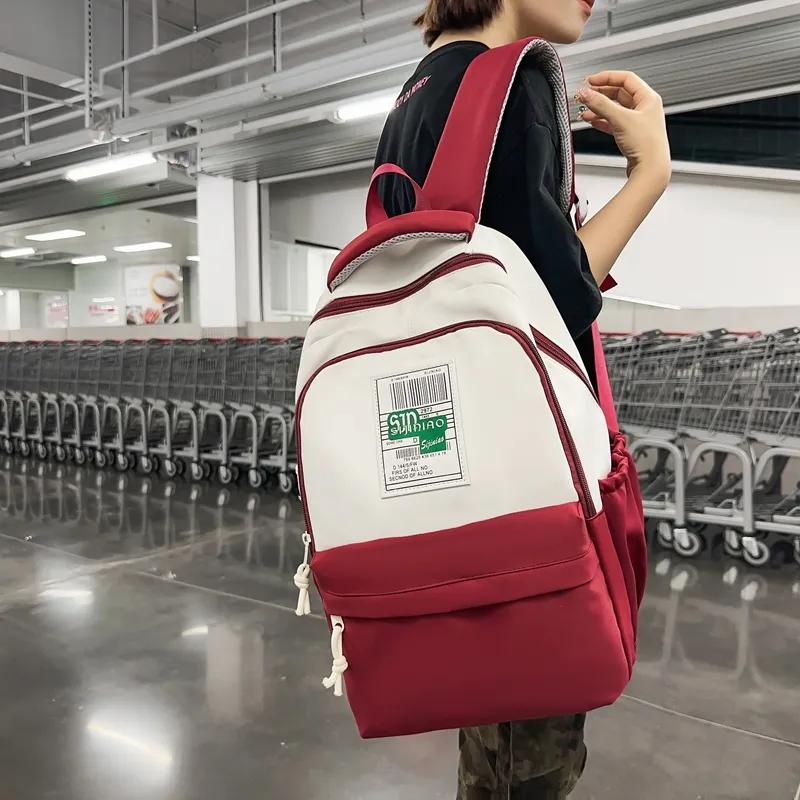 Gorora Nylon Backpack Regular Women's Multicolor-1