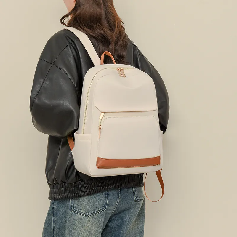 Gorora Oxford Backpack Regular Women's Multicolor-4