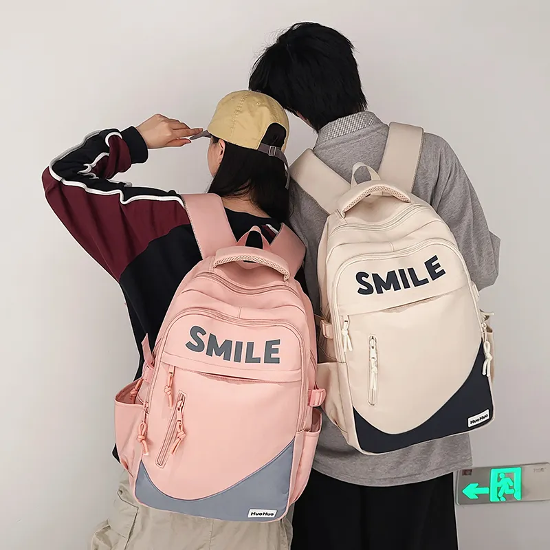 Gorora Nylon Backpack Regular Unisex Multicolor-2