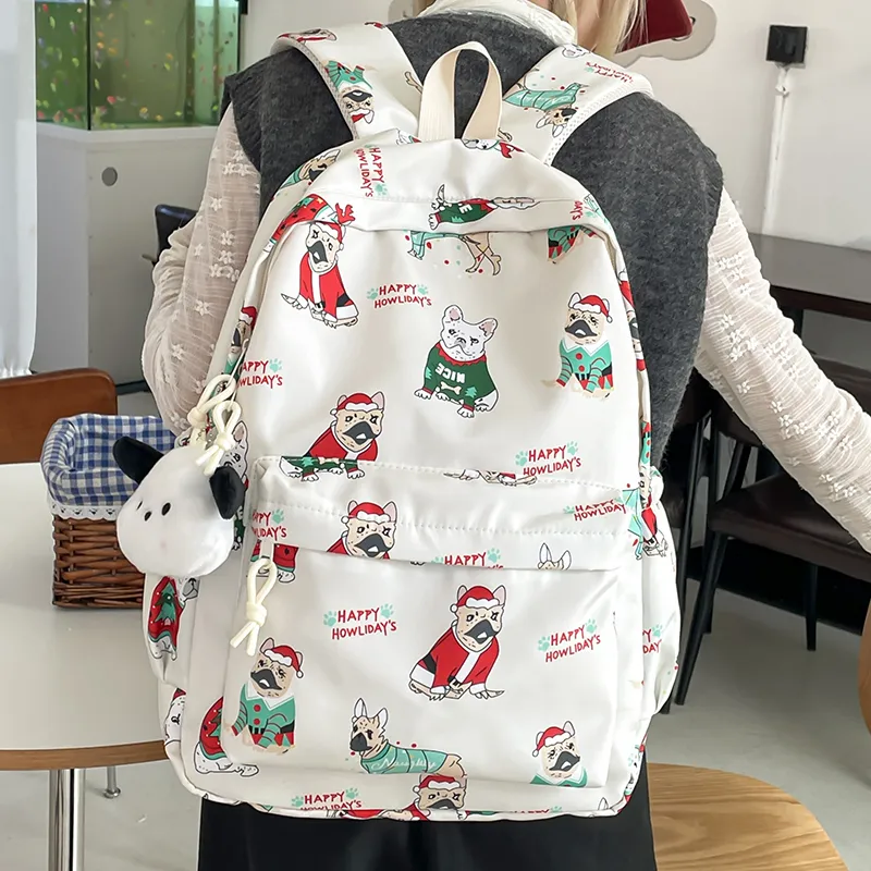 Gorora Nylon Backpack Regular Women's Multicolor-4